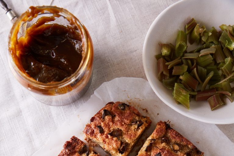 Wild and foraged Japanese knotweed jam
